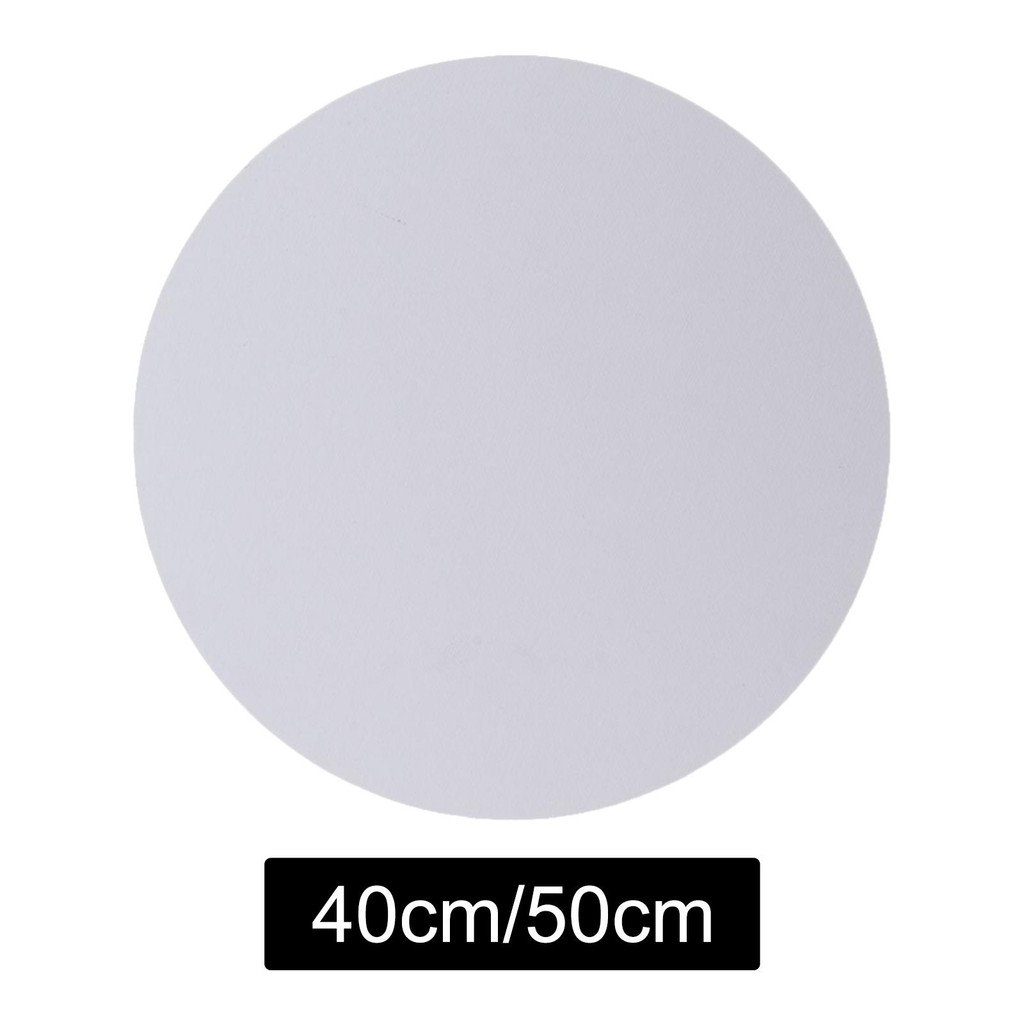 

Round Canvas Board Painting Board Stretched Blank Art Boards for Artworks Artist Tool Painters Beginners