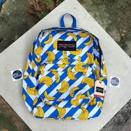 Tas Ransel JANSPORT Wanita Dan Pria Original / Tas Wanita JANSPORT BANANA Viral Original Premium Ter