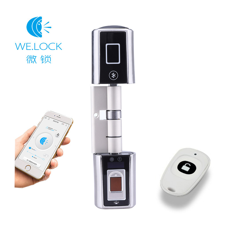 World Smallest Smart Door Lock Bluetooth Intelligent Home Small Electronic Digital Cylinder Door Loc