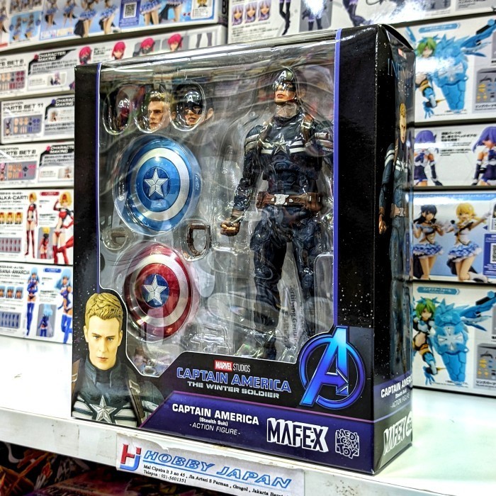Mafex 202 The Winter Solder - Captain America ( Stealth Suit )