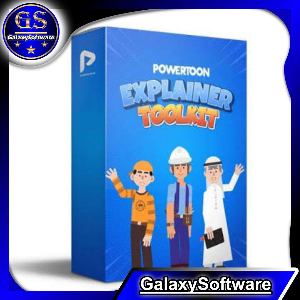 PowerToon Toolkit Video Explainer Pro PowerPoint - bank software