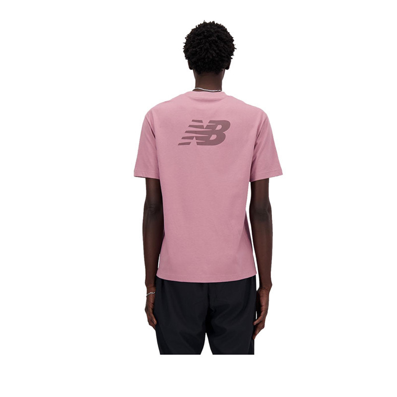New Balance Logo Relaxed Men's T-Shirt - Pink