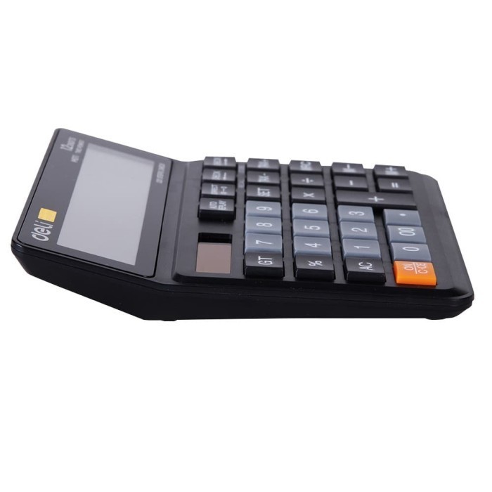 

Deli Kalkulator Meja / Desk Calculator - Hitam/Black 12 digits EM01120