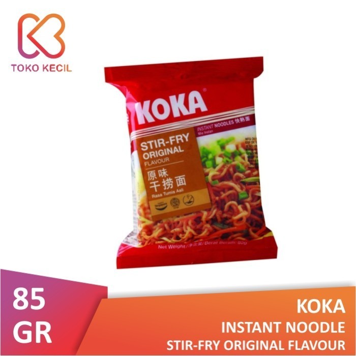 

Koka Instant Noodle Stir Fry Original 85gr