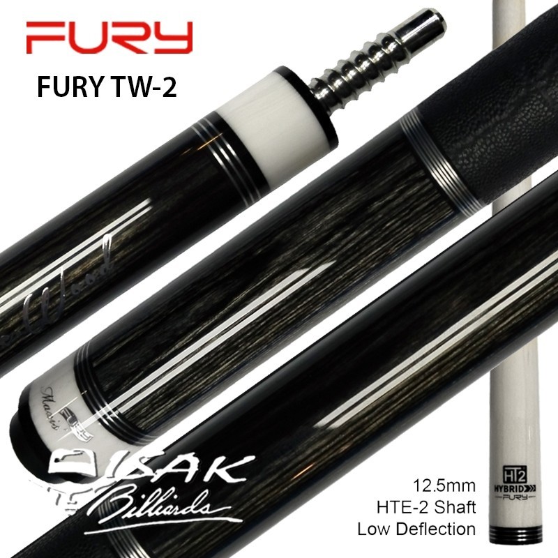 COD Fury TW-02 Maple Pool Cue - 12.5 mm - Billiard Stick Stik Biliar Bilyar