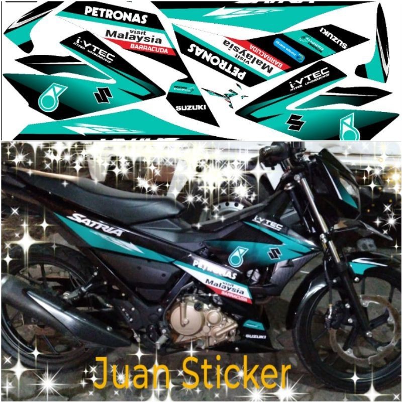 STRIPING SATRIA FU INJEKSI - FU FI VARIASI PETRONAS