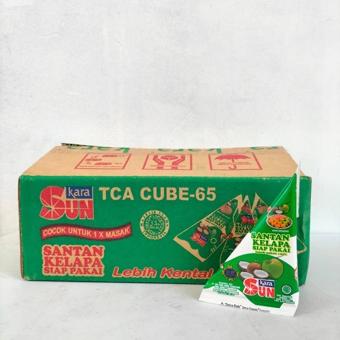 

SUN KARA TCA 65mL/36's Santan Kelapa Cair Sun Kara TCA-65 1 Dus/Karton Isi 36pcs Original 100%