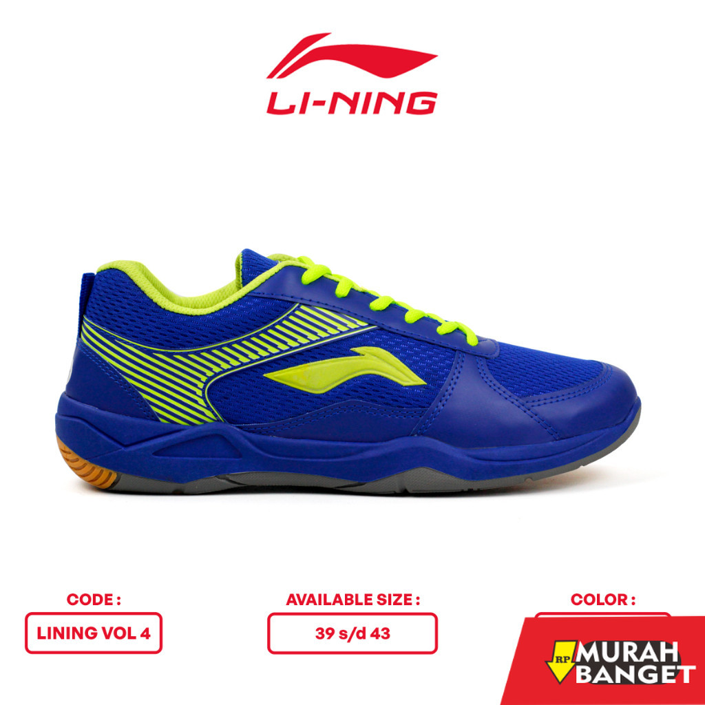 Sepatu olahraga- Sepatu Olahraga Pria Lining Vol.4 Sepatu Badminton // Sepatu Volly