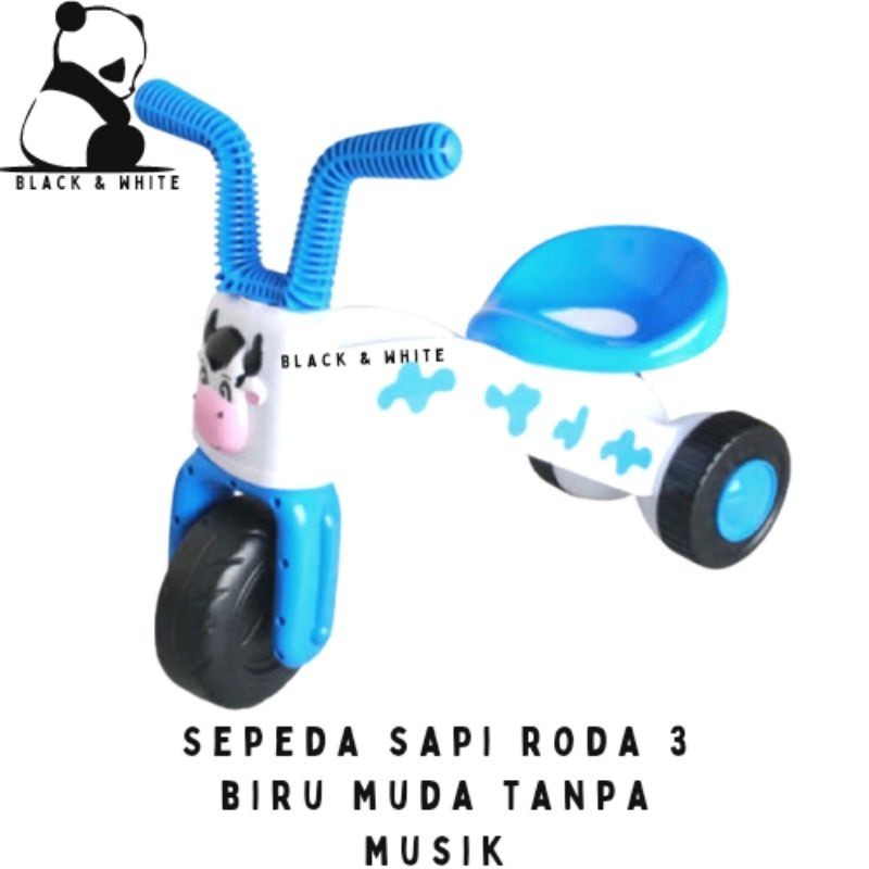 Sepeda Sapi Anak Roda Tiga Speda Anak Laki Laki Perempuan Motor Vespa Anak Skuter Anak