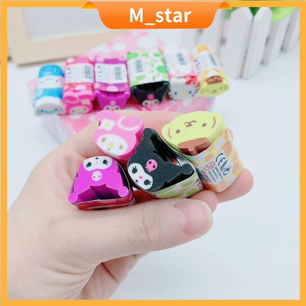 

Penghapus Karet Karakter Kepala Sanrio Kuromi/Stip Pensil Cute Eraser Kawaii Sanrio