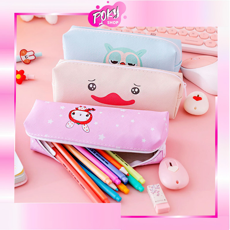 

POKY - S5726 Kotak Pensil Tempat Pensil Karakter Lucu / Tempat Pensil Kotak Pensil Case Motif / Kotak Pensil Anak Import