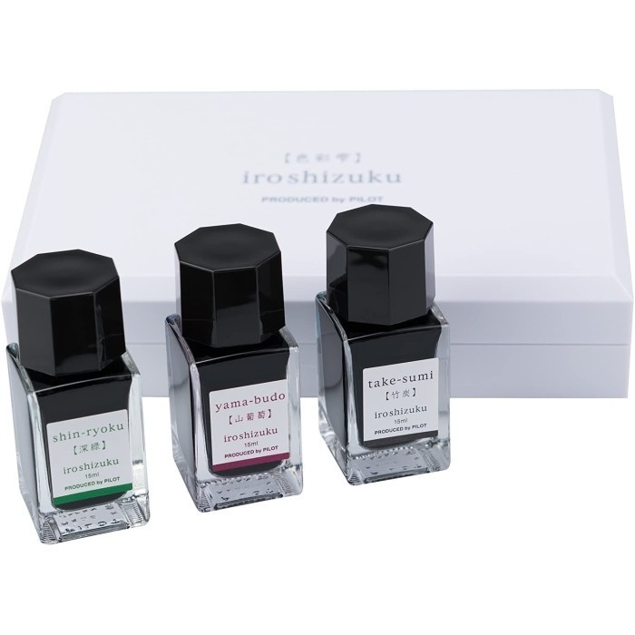 

Koleksi Terbaru Pilot Mini Iroshizuku Fountain Pen Ink 3 x 15ml