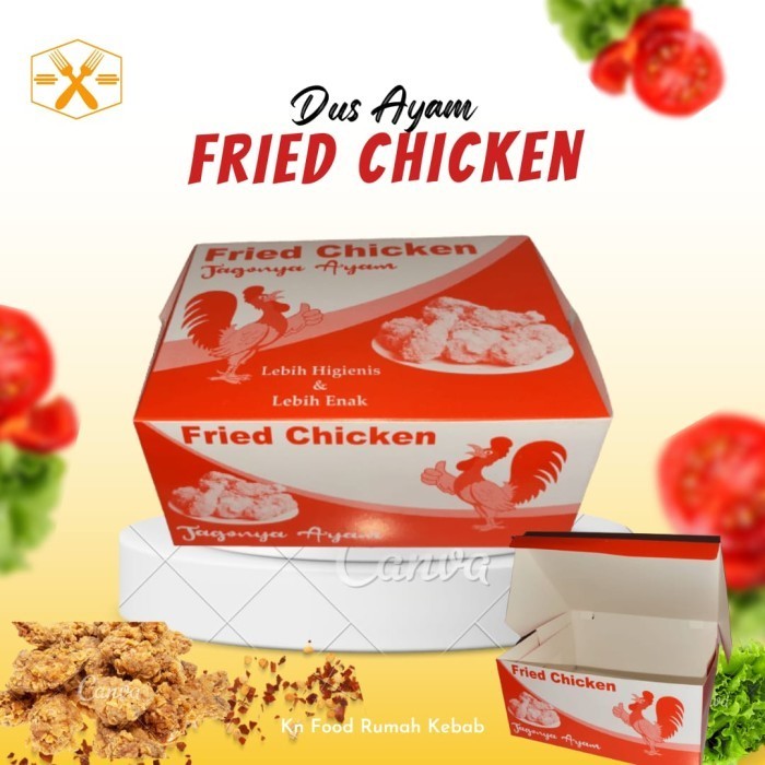 

Box Kardus Ayam Fried Chicken 100 - Packaging Dus Ayam Chicken 100 Pcs