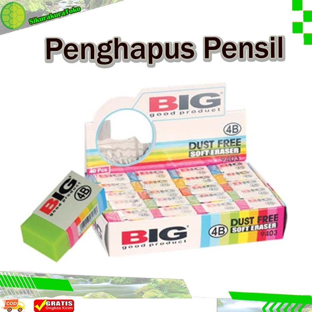 

(SDA) Penghapus pensil / penghapus / penghapus warna / penghapus BIG