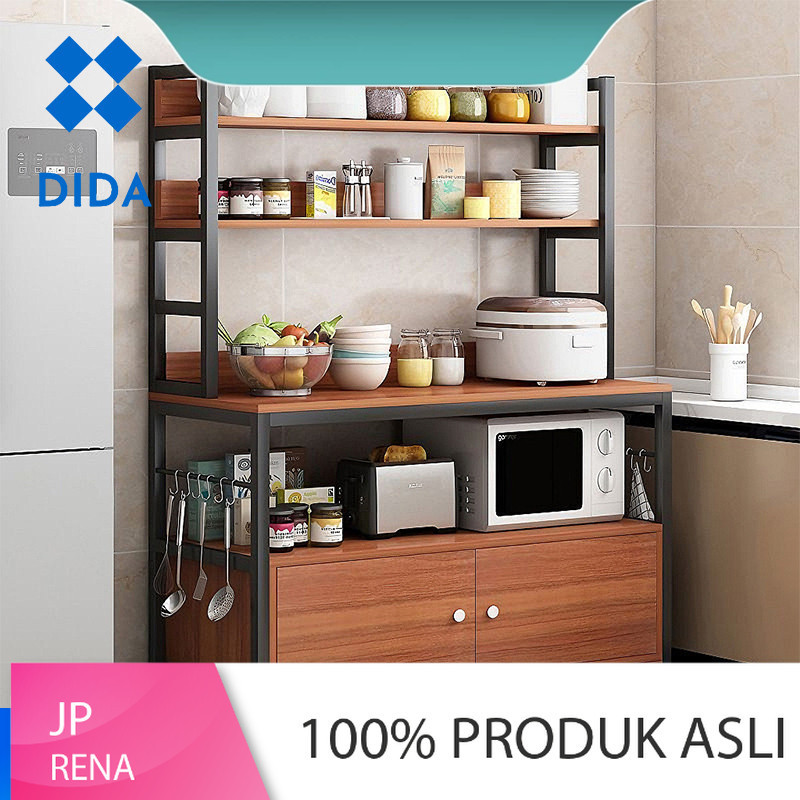 JP Rak Oven Microwave Dengan Kabinet Rak Dapur