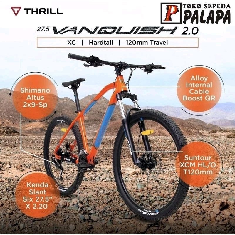 promo spesail MTB 27.5 THRILL THRILL VANQUISH 2.0 2 Sepeda Gunung