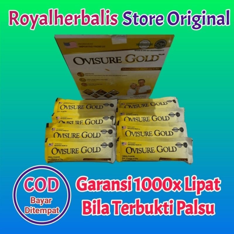 

ORIGINAL 100% ovisure Gold susu tulang sendi multi khasiat