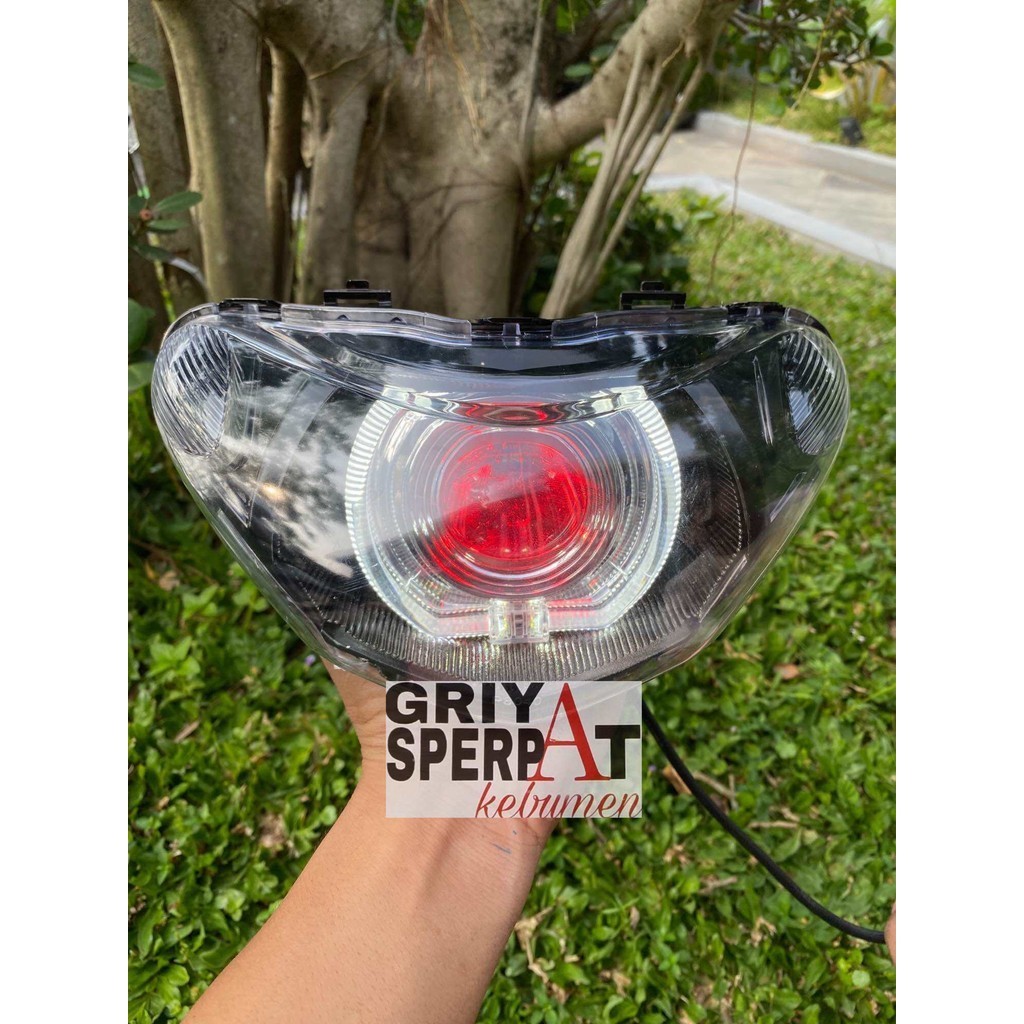 REFLEKTOR LAMPU DEPAN MIO NEW MIO SMILE BILED LED