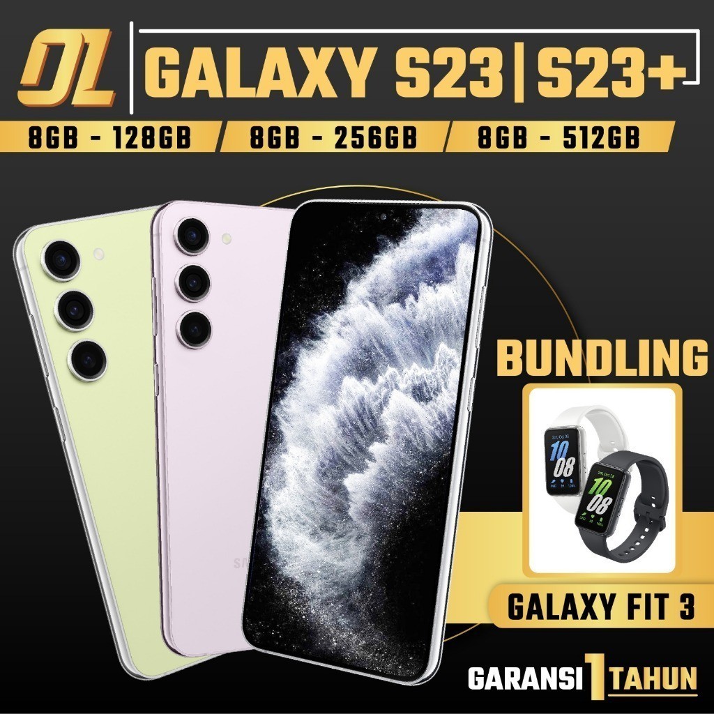 PROMO SPESIAL Samsung Galaxy S23 S23+ Plus 8/128 8/256 8/512 GB RAM 8 ROM 128 256 512 8GB 128GB 256GB 512GB SEIN HP Smartphone Android