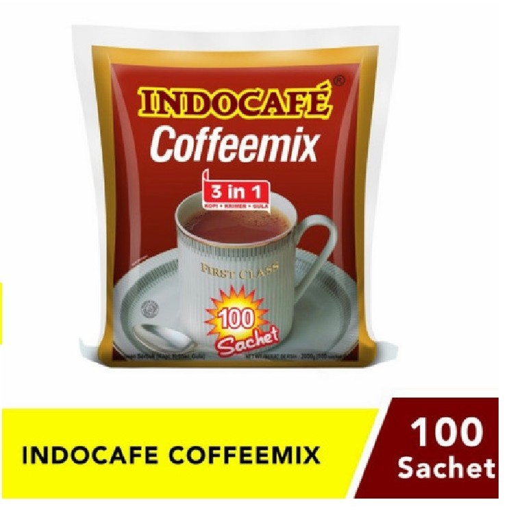 

INDOCAFE Coffeemix 3in1 Pack / Kopi Instan Mix 3in1 (100pcs x 20gr )