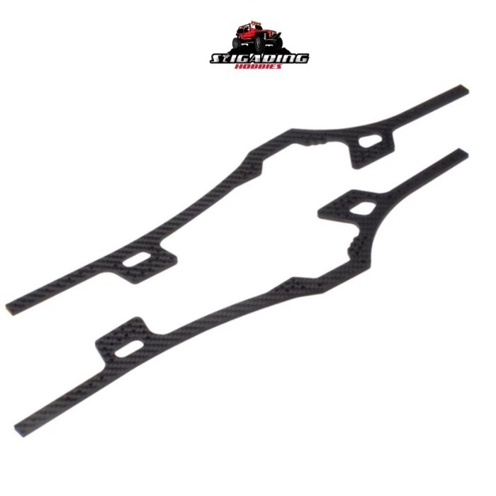 PART REMOTE CONTROL LCG ROCK CRAWLER RAIL CHASSIS SET CARBON FIBER V2