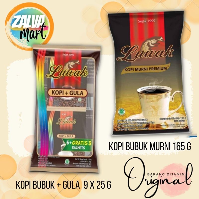 

terlaris kopi luwak murni premium 165 gr / kopi gula typp roppp MA MI pusat grosir