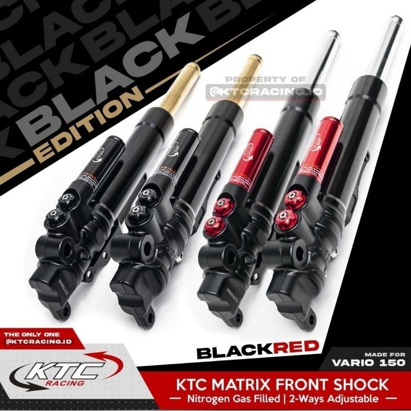 Shock Depan Tabung Ktc matrix Vario Beat Fi Scoopy Vario 125 Vario 150 Genio Shock Depan Tabung Akti