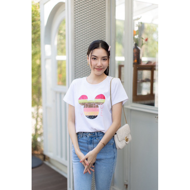 (HELLOCLOTHING) ATASAN GIANT BASIC GB952 MODEL TOP MICKEY IMPORT BANGKOK