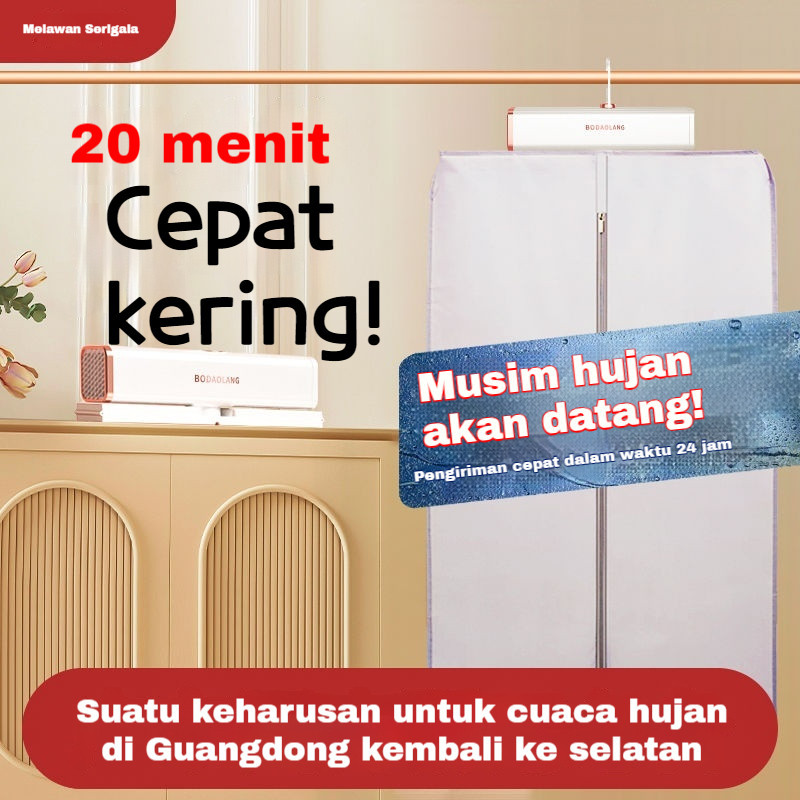 Pengering Pakaian Lipat Listrik  Mesin baju / Pakaian Portabel Pemanas /Pengering Otomatis Pakaian