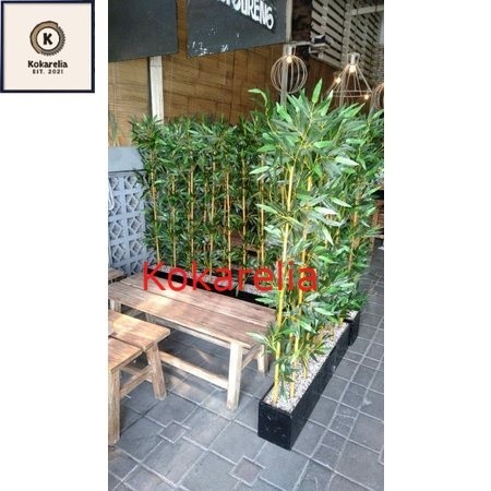 pohon partisi/pohon Sekat ruangan/pohon plastik/penyekat ruangan/bambu hias/bambu plastik/artificial