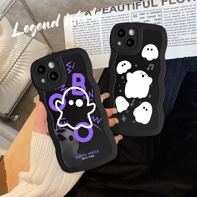 SOFTCASE MOTIF CUTE  GHOST UNTUK XIAOMI REDMI A1 PLUS 4A 4X 5A 6 6A 8 8A 9 9C 9T LW2858