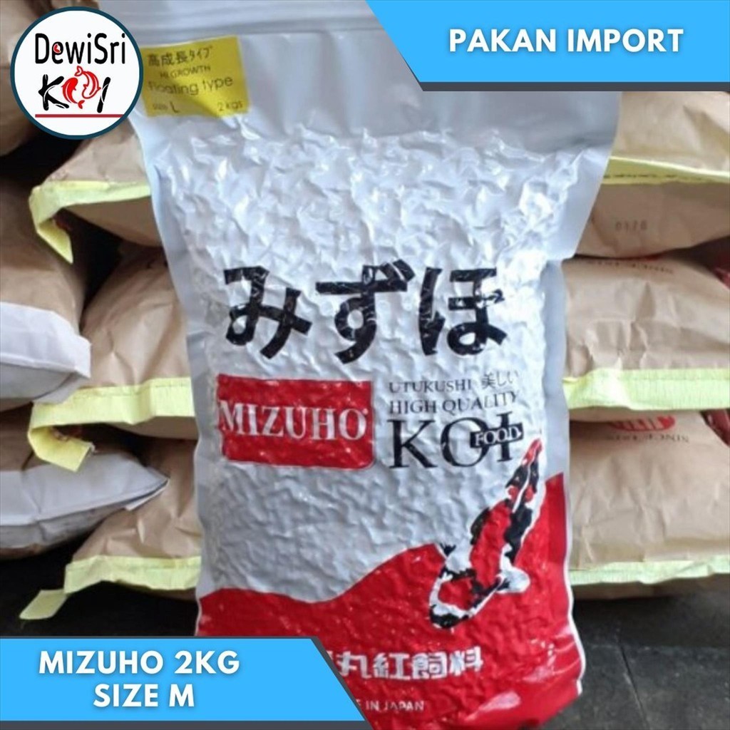 Pakan Koi Import Mizuho 2Kg Growth (M) / pakan import / pakan import