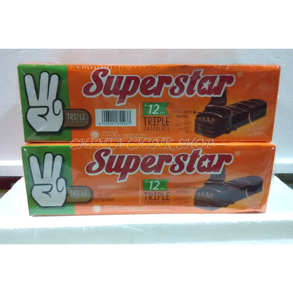 

Roma Superstar Triple Chocolate Isi 20pcs