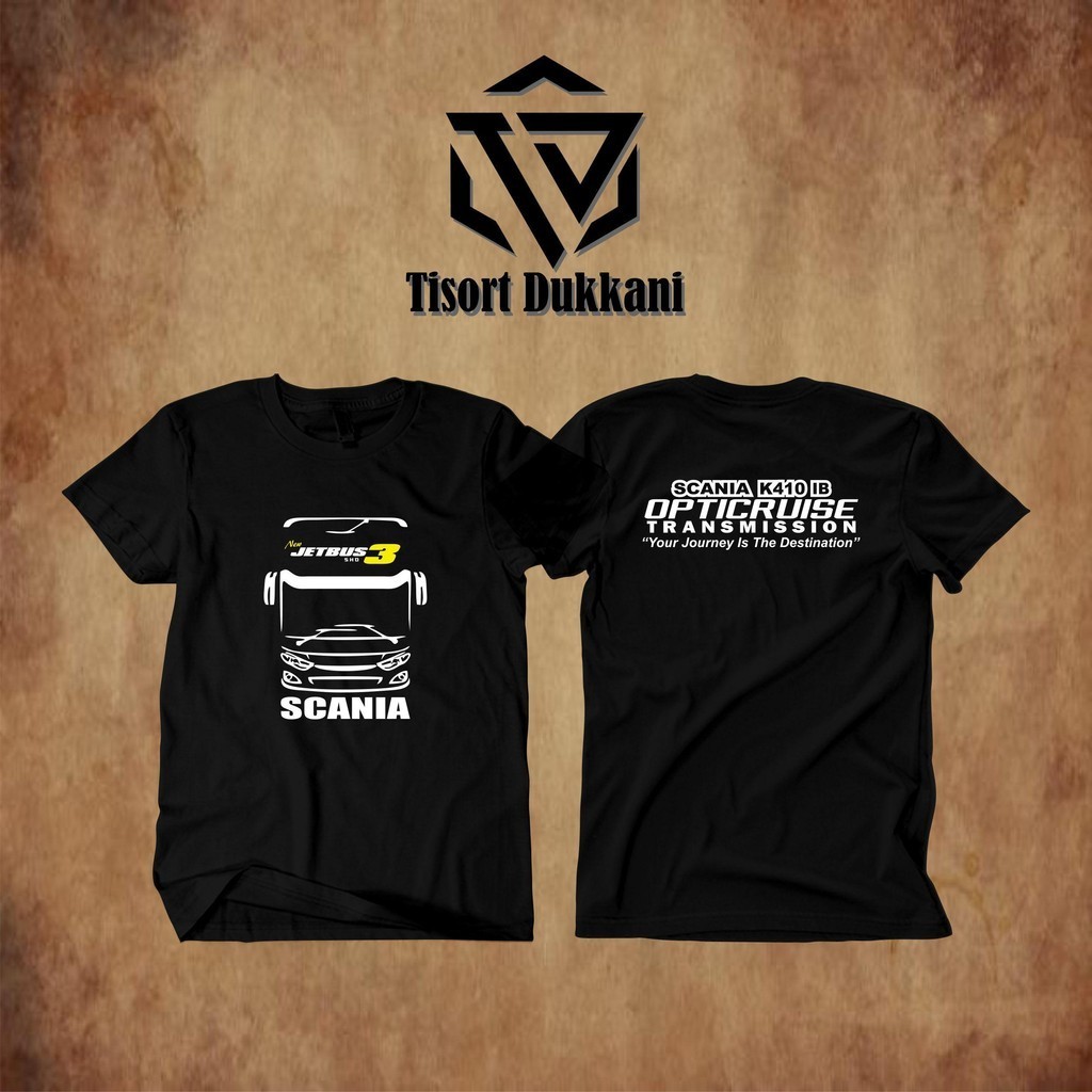 KAOS BAJU SCANIA JETBUS 3 SHD OPTICRUISE TRANSMISSION PREMIUM