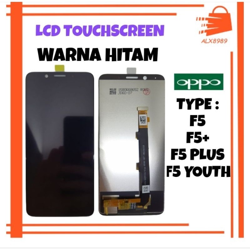 LCD TOUCHSCREEN Crown 3.0 OPPO F5 / F5+ / F5 PLUS / F5 YOUTH Fullset  Original Super 100% FULL SET C