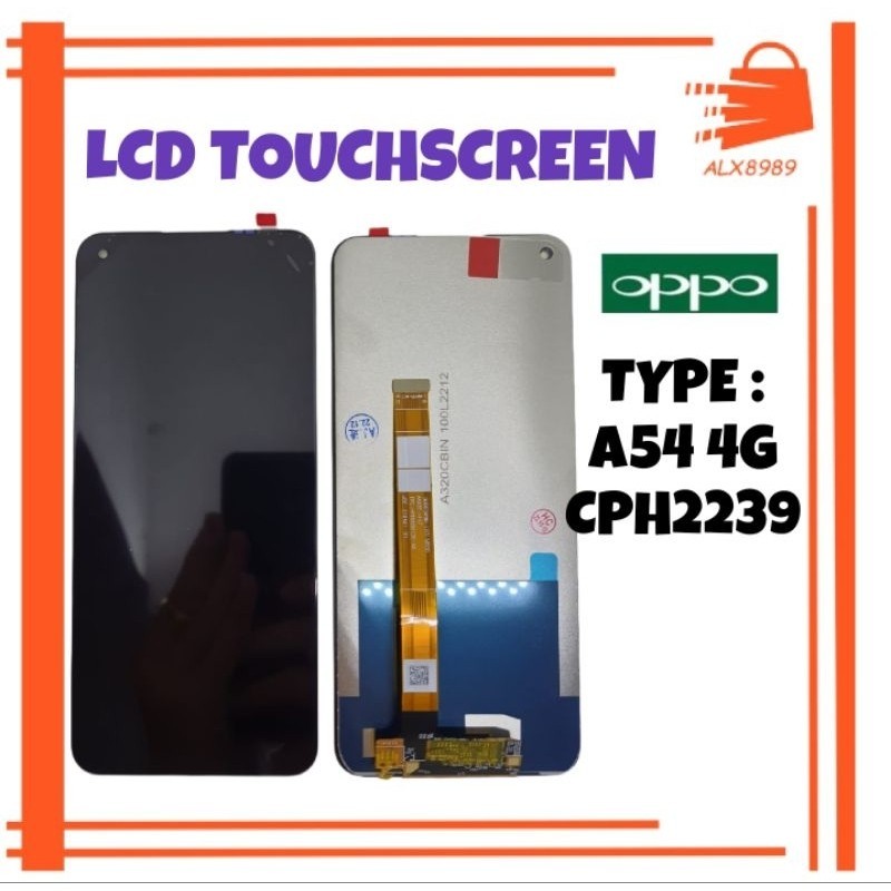 LCD TOUCHSCREEN CROWN 3.0 OPPO A54 4G CPH2239 Fullset  Original Super 100% FULL SET COMPLETE
