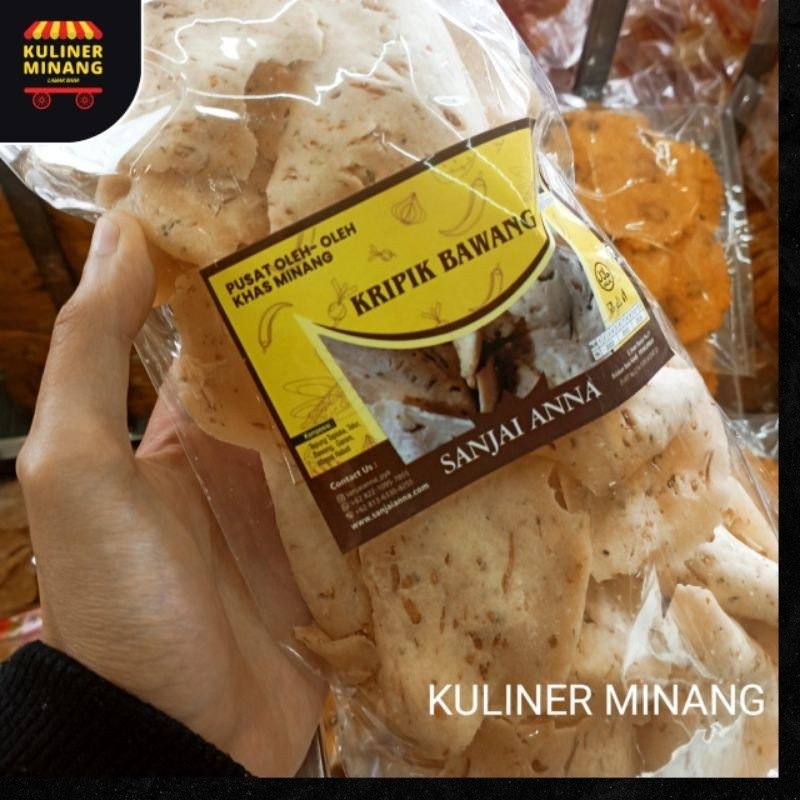 

Kue bawang Iris Anna Cemilan Khas Kuliner Minang