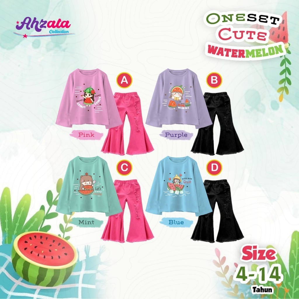 One Set Cute Watermelon Ahzata