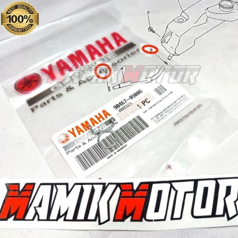 Clip Pengancing Selang Tabung Oli Samping F1zr Fizr Force Original