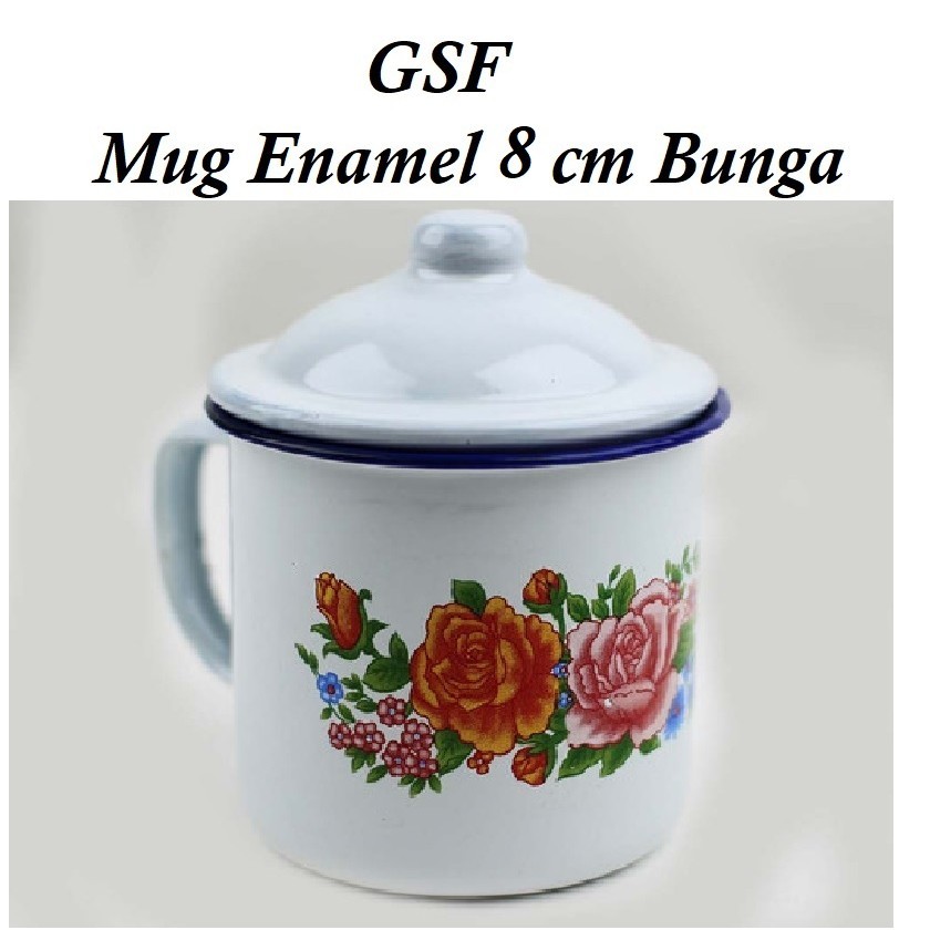 GSF Mug Enamel 8 cm