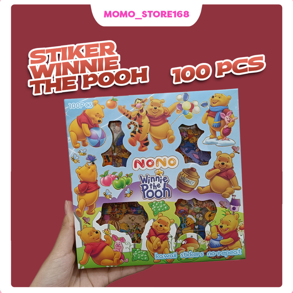 

(MG) WINNIE THE POOH Sticker Box NONO / MOMO 2D Dekorasi Anak LAKI LAKI dan Perempuan Karakter Animasi Disney Journal