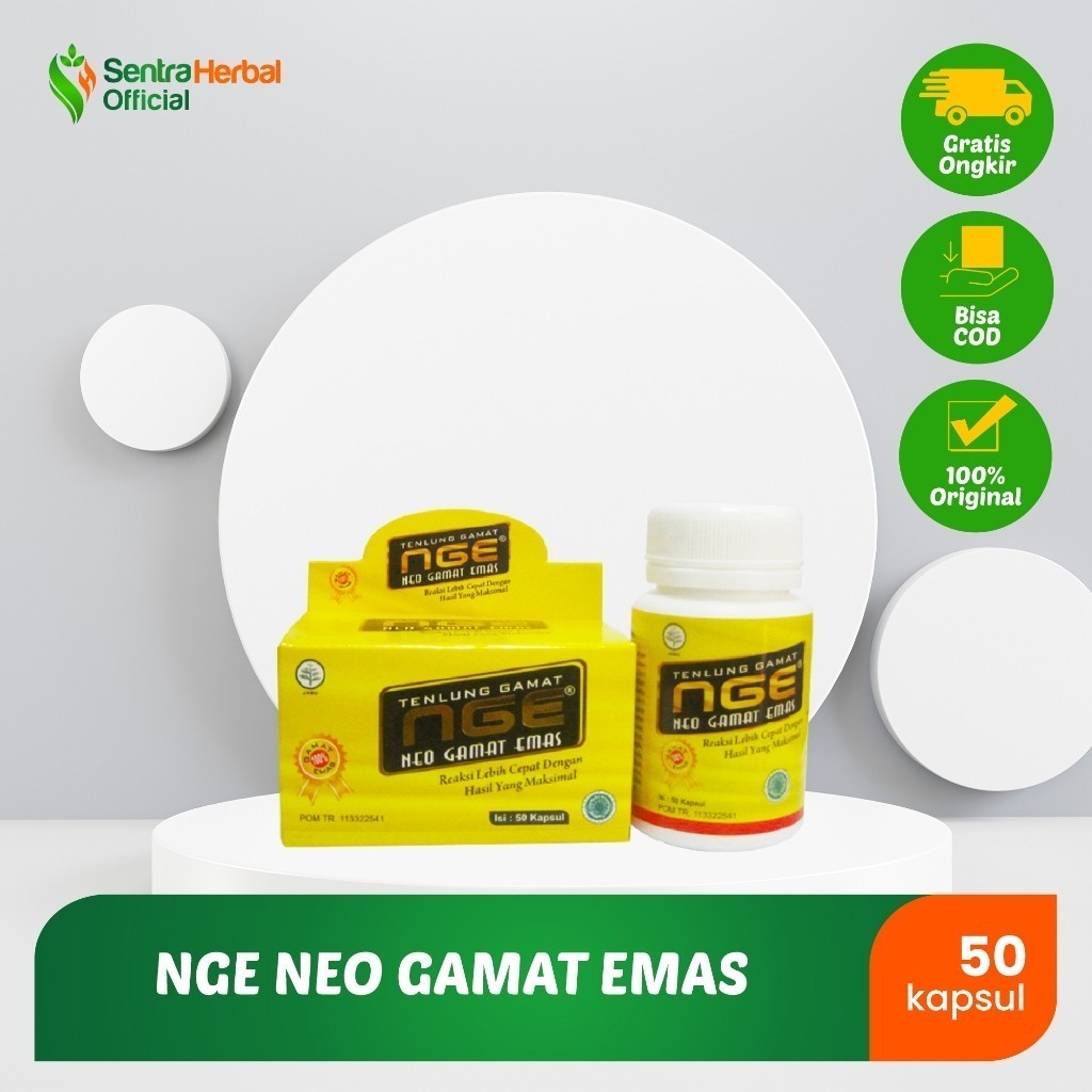 

NGE - Kapsul Teripang Neo Gamat Emas isi 50 Kapsul