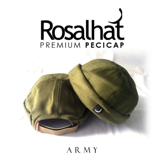 PROMO-Rosalhat Peci Cap / Peci Premium Rosal / Peci Keren - Hijau / Peci Terlaris / Peci Premium / P