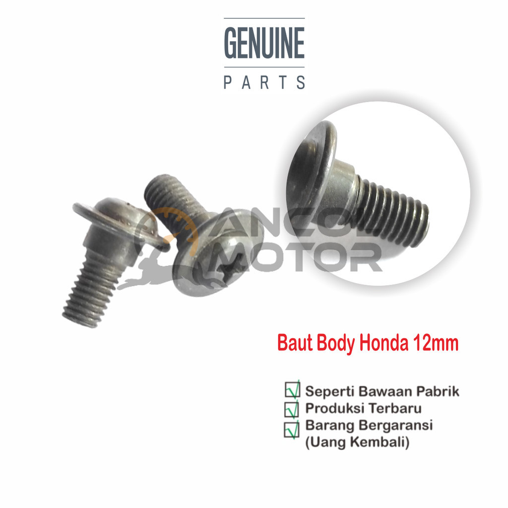 

Baut Dasi Honda 2pcs M5 12mm Leg Shield Cover Body Motor
