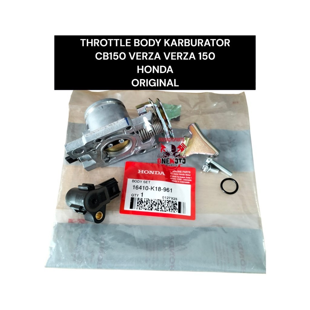 THROTTLE BODY KARBURATOR CB150 VERZA VERZA 150 HONDA ORIGINAL 16410-K18-961