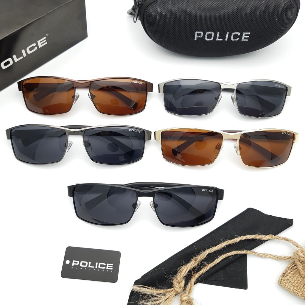 TERMURAHHH , , KACAMATA GAYA PRIA / KACAMATA POLICE P24 SUPER FULLSET