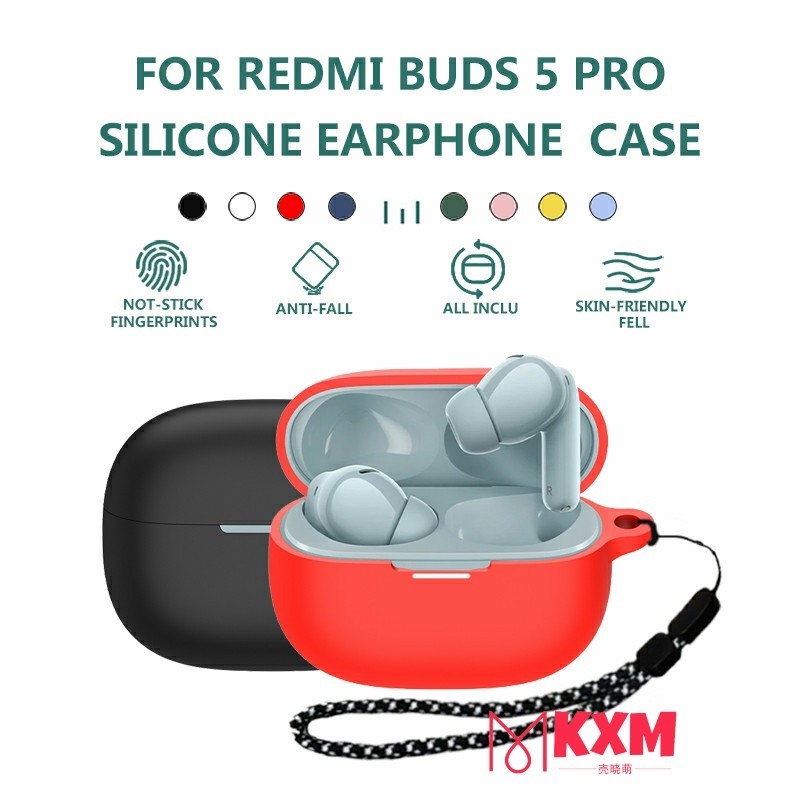 AH23 redmi buds 5 pro case  / redmi buds 5 case Silicone Case  Dust-proof Protective Case for  buds 