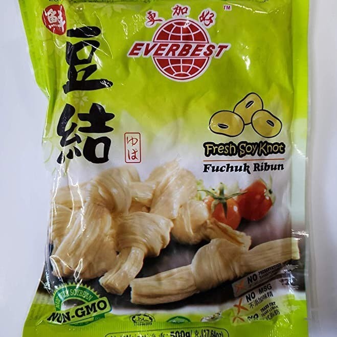 

everbest fresh soy knot vegan / tahu ikat basah / Tao cie Vegetarian