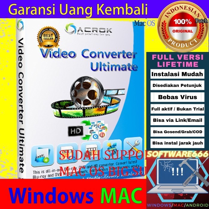 Software Convert Format Video: Acrok Video Converter 7 [Mac] - SOFTWARE - APLIKASI PC