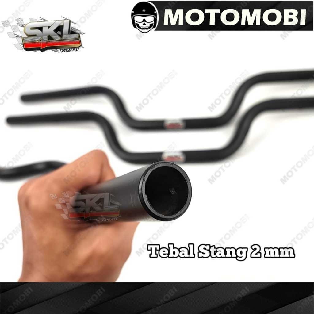stang motor Stang setang stir setir honda cb150r CBR cb 150 r led pendek pcx Hitam AHM 99% Mirip ORI